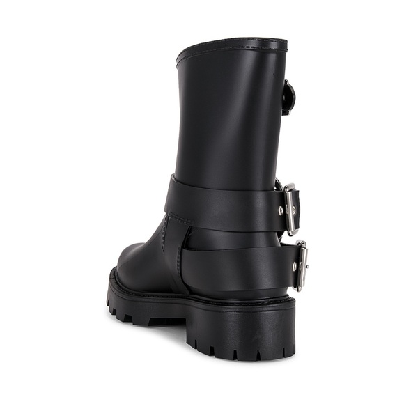 NWT JEFFERY CAMPBELL CONTROLLER boot in matte black silver - Picture 3 of 5